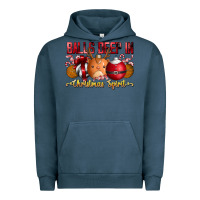 Pigment Midnight Navy balls deep in christmas spirit Urban Hoodie - CowhideDigitalArt