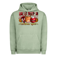 Pigment Oil Green balls deep in christmas spirit Urban Hoodie - CowhideDigitalArt