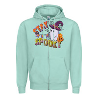 Seafoam stay spooky Zipper Hoodie - CowGirlArtShop
