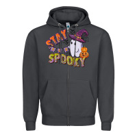 Smoke stay spooky Zipper Hoodie - CowGirlArtShop