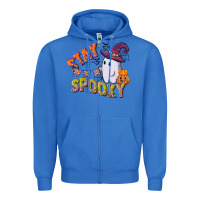 True Royal stay spooky Zipper Hoodie - CowGirlArtShop