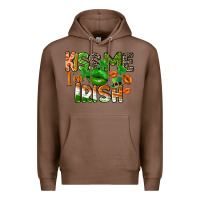 Chestnut Kiss me i am irish St. Patrick's Day Premium Hoodie - CowGirlArtShop