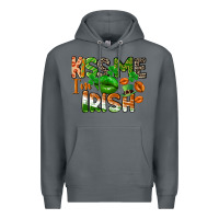 Rock Kiss me i am irish St. Patrick's Day Premium Hoodie - CowGirlArtShop