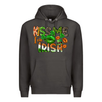 Smoke Kiss me i am irish St. Patrick's Day Premium Hoodie - CowGirlArtShop