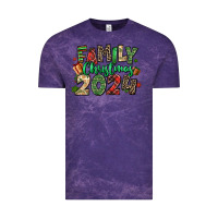 Cloud Purple family christmas 2024 Vintage Tee - MaliasSmallBusiness