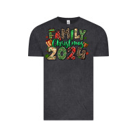 Vintage Black family christmas 2024 Vintage Tee - MaliasSmallBusiness