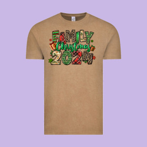 Family Christmas 2024 Vintage Tee Designed By Maliassmallbusiness
