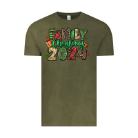Vintage Olive family christmas 2024 Vintage Tee - MaliasSmallBusiness