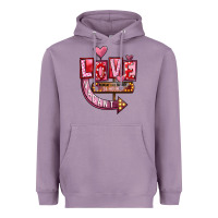 Lavender Valentine's Day love vacant Heavyweight Hoodie - FaDigitalArtStudio