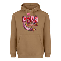 Toasted Coconut Valentine's Day love vacant Heavyweight Hoodie - FaDigitalArtStudio
