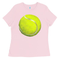 Bubblegum Pink tennis bal Ladies Tee - BarkalooDesign