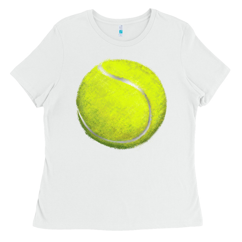 Tennis Bal Ladies Tee by BarkalooDesign | Teevron