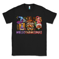 Black hallothanksmas gnomies bbs Classic Tee - BundleAndBundleShop