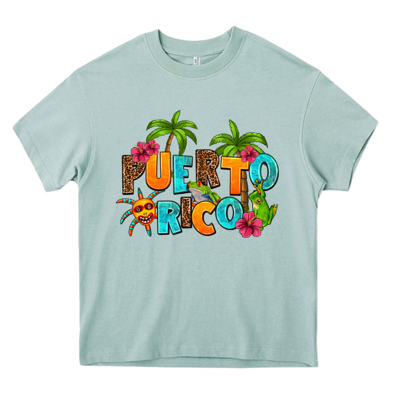 Puerto Rico Heavy Core Tee by AdoDesignShop | Teevron