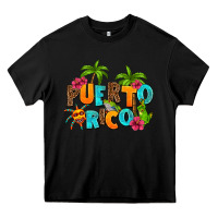 Black puerto rico Heavy Core Tee - AdoDesignShop