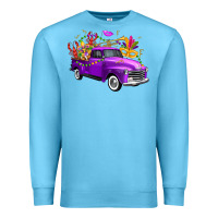 Ocean Blue Mardi Gras Truck King's Cake Premium Sweatshirt - FaDigitalArtStudio