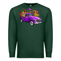 Sports Green Mardi Gras Truck King's Cake Premium Sweatshirt - FaDigitalArtStudio