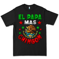 Black El Papa Mas Chingon Mexican Premium Tee - LillyAllenDesigns