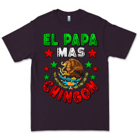 Plum El Papa Mas Chingon Mexican Premium Tee - LillyAllenDesigns