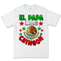 White El Papa Mas Chingon Mexican Premium Tee - LillyAllenDesigns