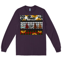 Plum christmas trees and sunflowers Long Sleeve Tee - Jasminsmagicworld