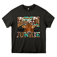 Asphalt cow junkie Heavy Core Tee - NancyCooperArtShop