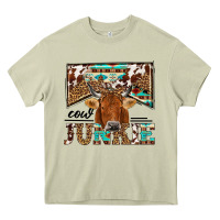 Mossy cow junkie Heavy Core Tee - NancyCooperArtShop