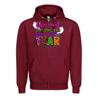 Burgundy the most spooktacular time of the year Zipper Hoodie - CowGirlArtShop