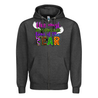 Charcoal Heather the most spooktacular time of the year Zipper Hoodie - CowGirlArtShop