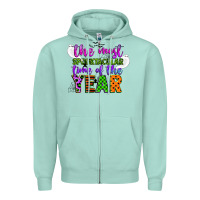 Seafoam the most spooktacular time of the year Zipper Hoodie - CowGirlArtShop