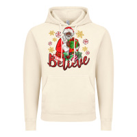 Vintage Artic believe black santa christmas Vintage Hoodie - MaliasSmallBusiness
