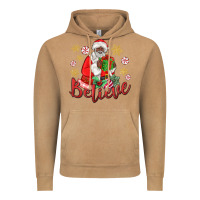 Vintage Camel believe black santa christmas Vintage Hoodie - MaliasSmallBusiness