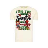 I Am The Reason Santa Has A Naughty List Vintage Tee | Teevron