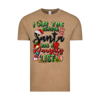 Vintage Coffee i am the reason santa has a naughty list Vintage Tee - MaliasSmallBusiness