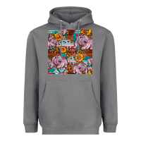 Storm Western Landrace Pig With Sunflowers Seamless Heavyweight Hoodie - FaDigitalArtStudio