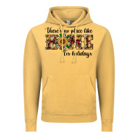 Vintage Mustard there's no place like home for holidays Vintage Hoodie - RanaPortraitStore
