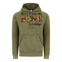 Vintage Olive there's no place like home for holidays Vintage Hoodie - RanaPortraitStore