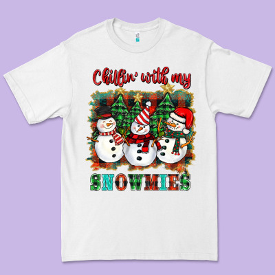 Chillin With My Snowies Premium Tee Designed By Barkaloodesign
