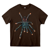 Chocolate Brown Pink Toe Tarantula Heavy Core Tee - LillyAllenDesigns