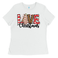 White love christmas tree cake Ladies Tee - Jasminsmagicworld