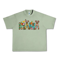Oil Green Easter Mama Urban Heavy Tee - BundleAndBundleShop