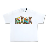 White Easter Mama Urban Heavy Tee - BundleAndBundleShop