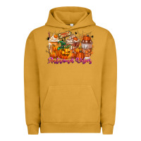 Pigment Peanut Butter Thanks A Latte Autumn Vibes Urban Hoodie - CowhideDigitalArt