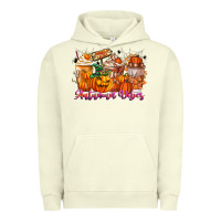 Pigment Pistachio Thanks A Latte Autumn Vibes Urban Hoodie - CowhideDigitalArt