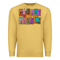 Antique Gold Gobble Till You Wobble Premium Sweatshirt - FaDigitalArtStudio