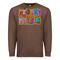 Chestnut Gobble Till You Wobble Premium Sweatshirt - FaDigitalArtStudio