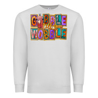 Dove Grey Gobble Till You Wobble Premium Sweatshirt - FaDigitalArtStudio