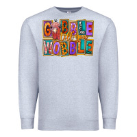Heather Grey Gobble Till You Wobble Premium Sweatshirt - FaDigitalArtStudio