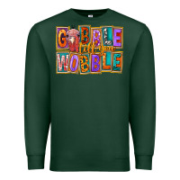 Sports Green Gobble Till You Wobble Premium Sweatshirt - FaDigitalArtStudio