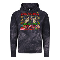 Cloud Black deck the halls and not your family Vintage Hoodie - MaliasSmallBusiness